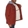 imageLevis mens Plaid Sherpa Lined Hooded Shirt Jacket Regular amp Big amp Tall SizesRust Corduroy