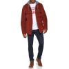 imageLevis mens Plaid Sherpa Lined Hooded Shirt Jacket Regular amp Big amp Tall SizesRust Corduroy