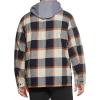 imageLevis mens Plaid Sherpa Lined Hooded Shirt Jacket Regular amp Big amp Tall SizesSkater Plaid