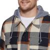 imageLevis mens Plaid Sherpa Lined Hooded Shirt Jacket Regular amp Big amp Tall SizesSkater Plaid