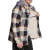 imageLevis mens Plaid Sherpa Lined Hooded Shirt Jacket Regular amp Big amp Tall SizesSkater Plaid
