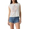 imageLevis Womens Graphic Boxy TankNew Tank All the Boots Orbit Heather Gray