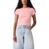 imageLevis Womens Hayes Cropped TeeNew Coral Blush