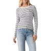 (New) Kayleen Stripe Bright White Anthracite Night