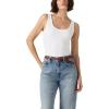 imageLevis Womens Hayes Ribbed TankNew Bright White