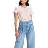 imageLevis Womens Perfect Crewneck Tee Shirt Also Available in PlusPink