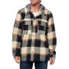 imageLevis mens Plaid Sherpa Lined Hooded Shirt Jacket Regular amp Big amp Tall SizesSkater Plaid  Skater