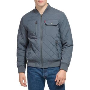 imageLevis Mens Diamond Quilted Bomber JacketIndigo