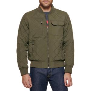 imageLevis Mens Diamond Quilted Bomber JacketOlive