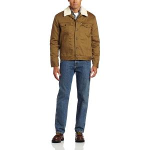 imageLevis Mens Sherpa Trucker JacketCougar Twill