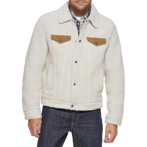 imageLevis Mens Sherpa Trucker JacketCreamBrown