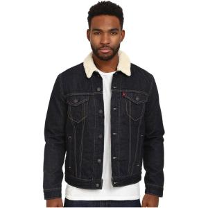 imageLevis Mens Sherpa Trucker JacketJuniper Rinse