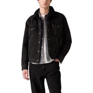 imageLevis Mens Sherpa Trucker JacketNew Built Too Fast Non Stretch