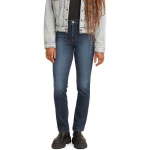 imageLevis Womens 724 High Rise Straight JeansCarbon Glow  Dark Indigo