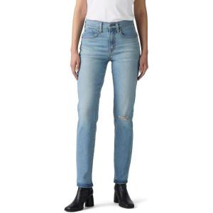 imageLevis Womens 724 High Rise Straight JeansNew Intense Subject Non Stretch