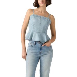 imageLevis Womens Anderson Flounce TopNew Face Value Flounce Nonstretch