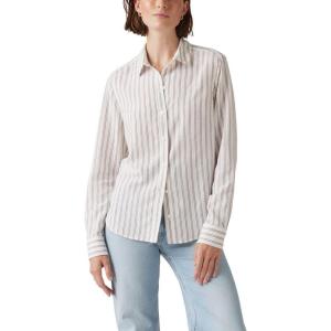 imageLevis Womens Classic Buttonup ShirtMia Stripe Cloud Dancer