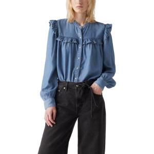imageLevis Womens Gianna Long Sleeve BlouseNew Take It Again