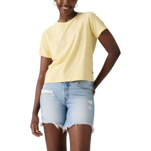 imageLevis Womens Graphic Game Day TeeNew Flowers French Vanilla