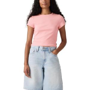 imageLevis Womens Hayes Cropped TeeNew Coral Blush
