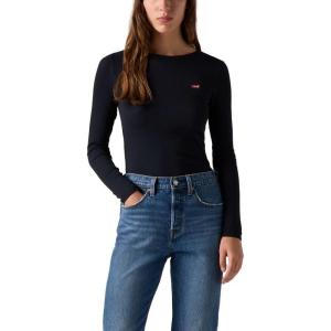 imageLevis Womens Hayes LongSleeve Tee Also Available in PlusAnthracite Night