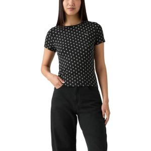 imageLevis Womens Hayes ShortSleeve TShirt Also Available in PlusNew Stanton Ditsy Anthracite Night