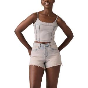 imageLevis Womens Jadine Denim Cami TankNew Rose Water Top Nonstretch