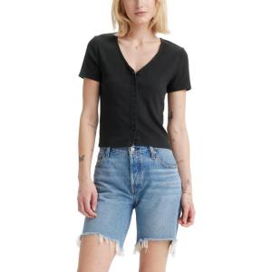 imageLevis Womens Muse Short Sleeve Tee ShirtNew Caviar