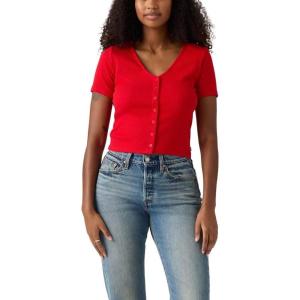imageLevis Womens Muse Short Sleeve Tee ShirtNew True Red