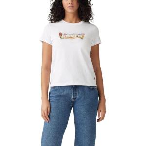 imageLevis Womens Perfect Crewneck Tee Shirt Also Available in PlusCactus Woodpecker