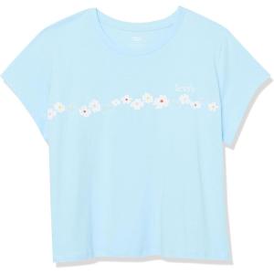 imageLevis Womens Perfect Graphic Tee ShirtEasy Floral Stripe Omphalodes