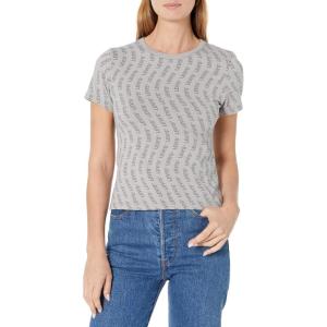 imageLevis Womens Perfect Graphic Tee ShirtMinimal Sport Wave Aop Alloy