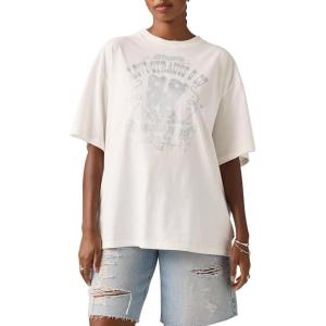imageLevis Womens Perfect Graphic Tee ShirtNew Shine Poster Daisy Boots Sugar Swizzle