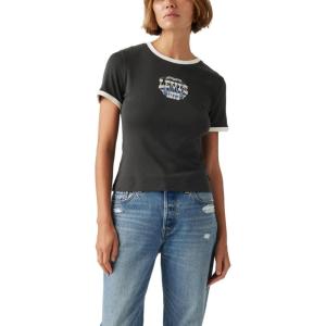 imageLevis Womens Perfect Graphic Tee ShirtPirate Black