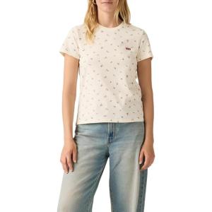 imageLevis Womens Perfect TShirtNew Maja Ditsy Egret
