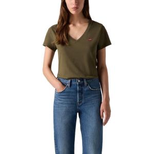 imageLevis Womens Perfect VNeck TShirtNew Olive Night