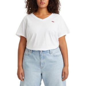 imageLevis Womens Perfect VNeck TShirtWhite