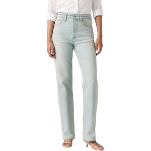 imageLevis Womens Ribcage Straight Full Length JeansNew Project Parallel Stretch