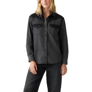 imageLevis Womens Sawyer Western ShirtPractically Pieced Dark