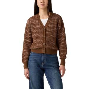 imageLevis Womens Snowflake CardiganNew Anneli Geo Bison