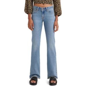 imageLevis Womens Superlow Boot JeansMedium Indigo Destructed