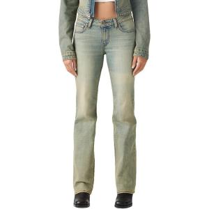 imageLevis Womens Superlow Boot JeansNew Miners Business Stretch