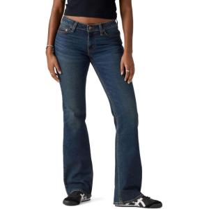 imageLevis Womens Superlow Boot JeansNew Sweep Down Stretch