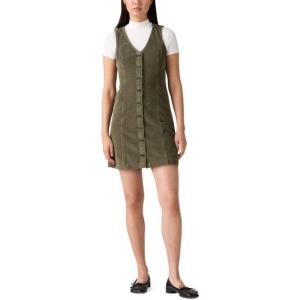 imageLevis Womens Vianna Vest Dress Also Available in PlusNew Ivy Green Corduroy