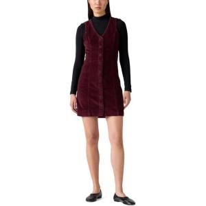imageLevis Womens Vianna Vest Dress Also Available in PlusNew Merlot Corduroy