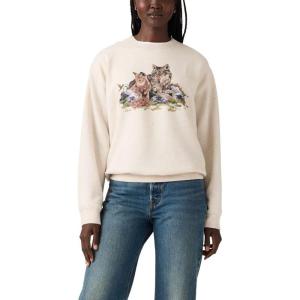 imageLevis womens Graphic Everyday Crew Also Available in PlusNew Pretty Wolves