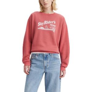 imageLevis womens Graphic Everyday Crew Also Available in PlusNew Sky Riders Peak Marsala