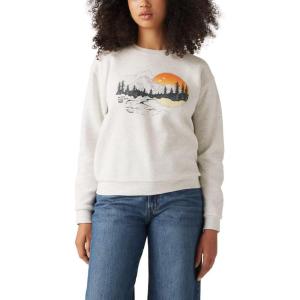 imageLevis womens Graphic Everyday Crew Also Available in PlusNew Vintage Forest Sunset Heather Gray