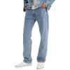 imageLevis Mens 505 Regular Fit Jeans Also Available in Big amp TallLight Stonewash