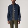 imageLevis Mens Classic Western Shirt Also Available in Big amp TallNew Hudson Denim Overdye